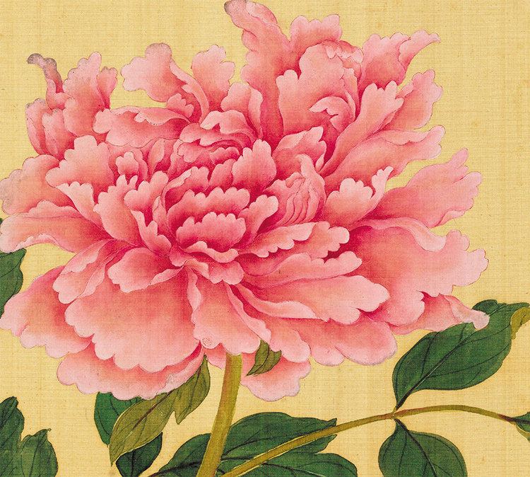 清蒋册页临摹花卉工笔国画复制长卷绢本廷锡国画