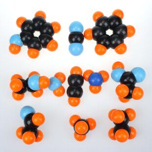 模型氨气分子结构尺寸塑料比例3cm4cm教学仪器教具教学仪器