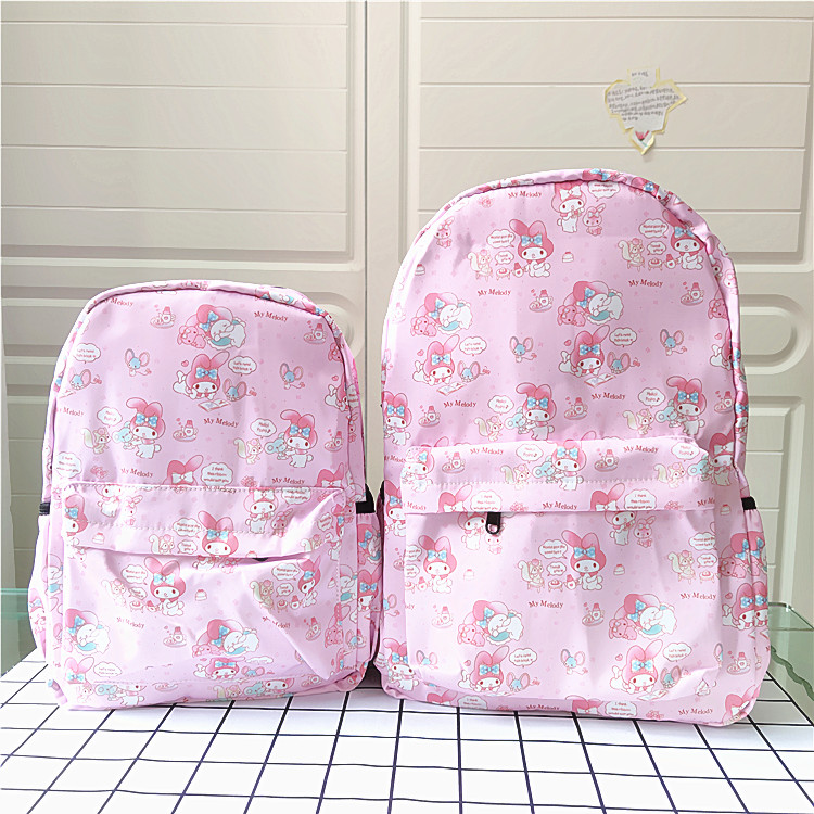 包邮可爱图案凯&猫玉桂狗美乐&蒂背包卡通学生书包双肩包旅行包
