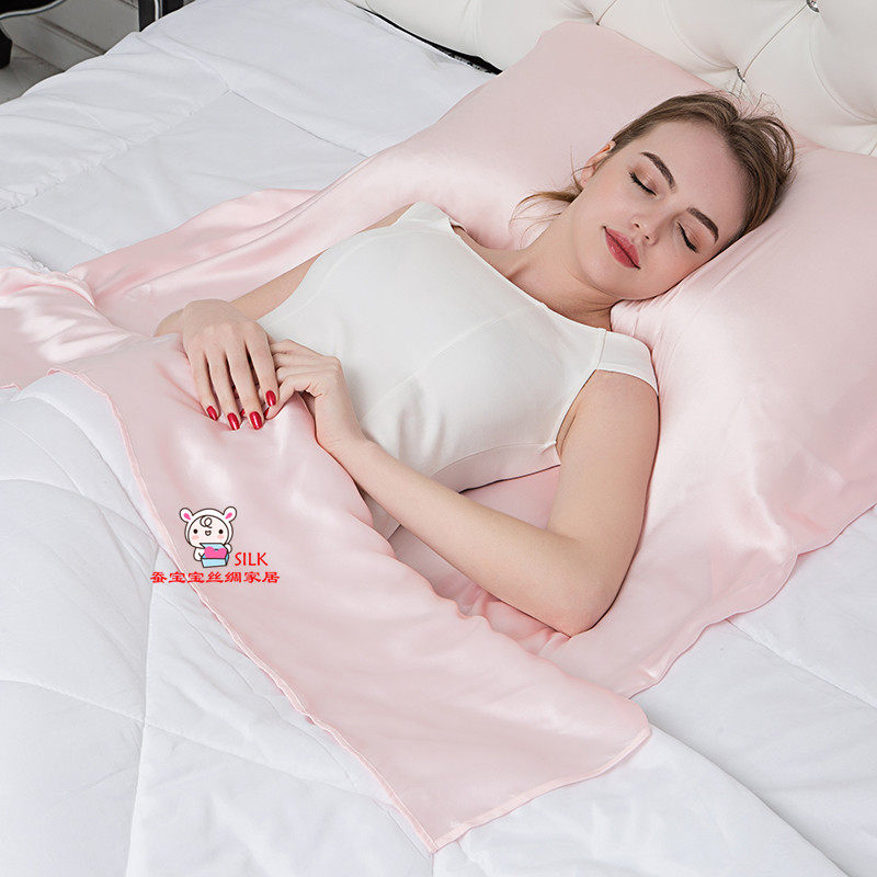 桑蚕蚕丝真丝加宽单人睡袋出差便携旅游隔脏睡袋