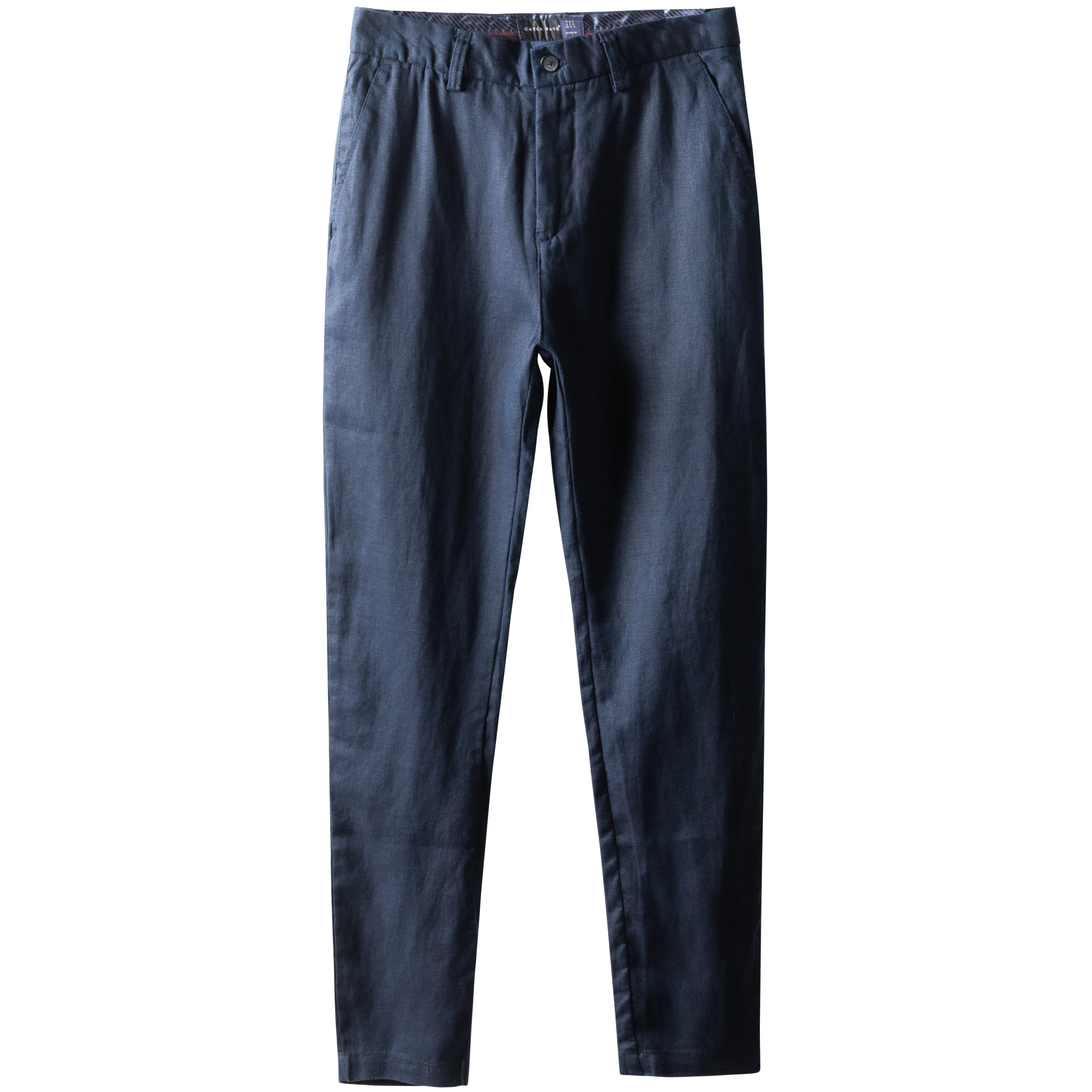 夏季新款亚麻休闲裤男轻薄款棉麻长裤宽松舒适透气直筒裤子青年