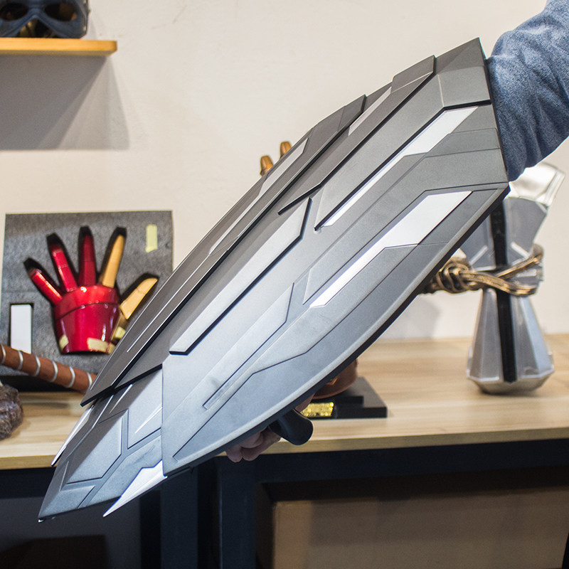 复联电影美国队长新美盾牌无限战争瓜子爪盾金属潮玩盲盒