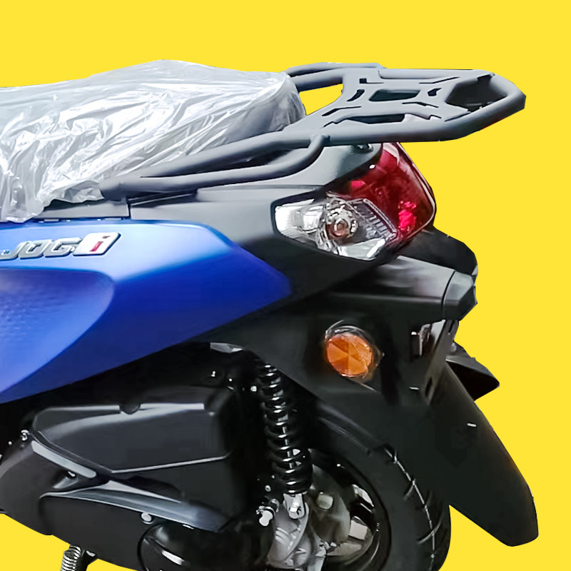 适用于雅马哈踏板摩托车巧格i125货架铝合金尾箱改装摩托车尾翼