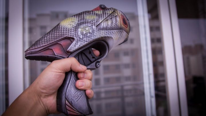 手工重涂定制游戏科幻幻影道具ner软弹蓬蓬飞镖