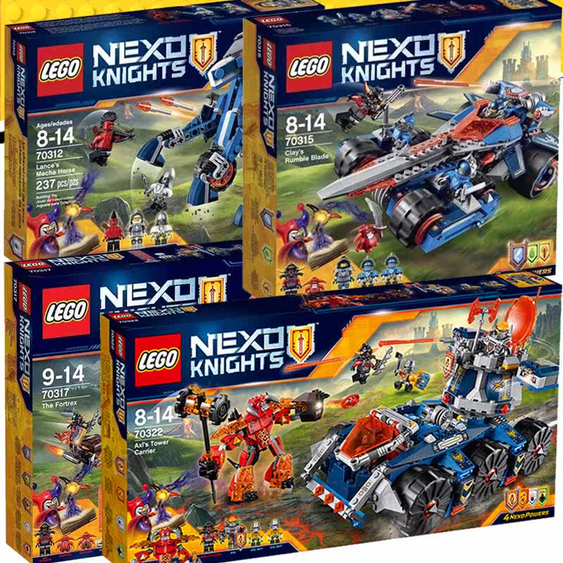 乐高未来骑士团人仔70323小丑丑的熔岩巢穴基地建构