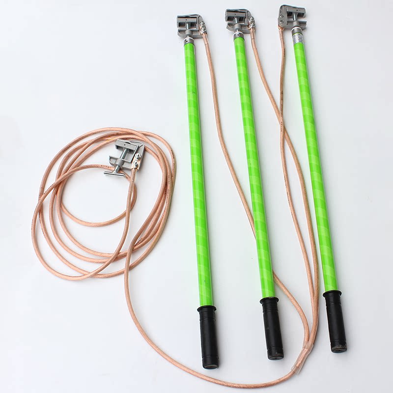 10kv接地包邮高压携带型短路接地线户外夹子铜线电工维修工具