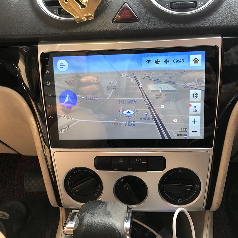 导航11款上海大众朗逸安卓智能互联网大屏车机智能车机导航