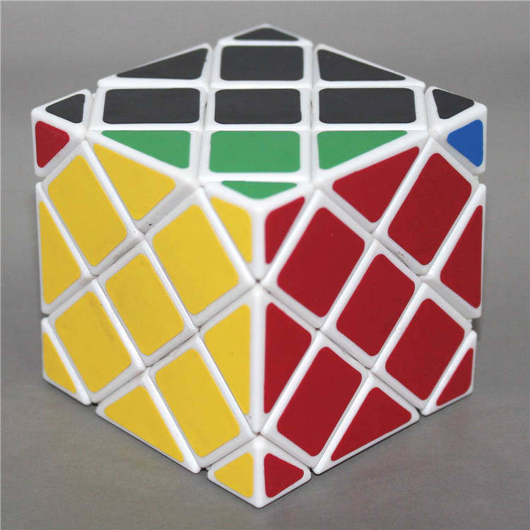 蓝蓝八轴六面体魔方8轴6面斜转魔方八轴六面体ll异形魔方包邮