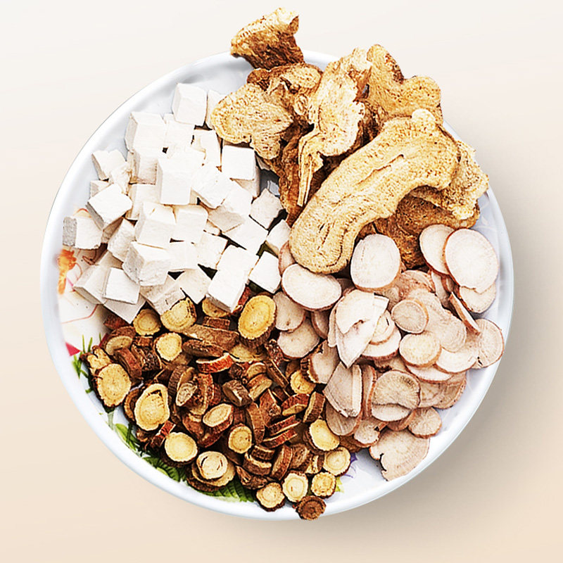 三白汤中药茯苓白术白芍甘草可搭三白汤美白茶包和祛淡斑养颜产品