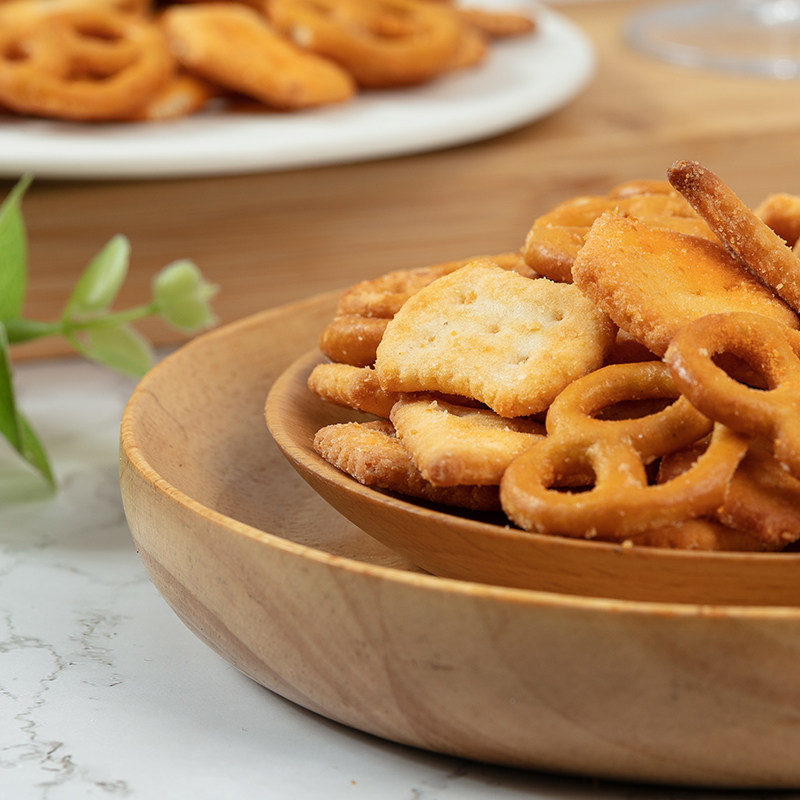 韩国进口samjin三进什锦饼干切达芝士奶酪味山姆同款咸味小饼干