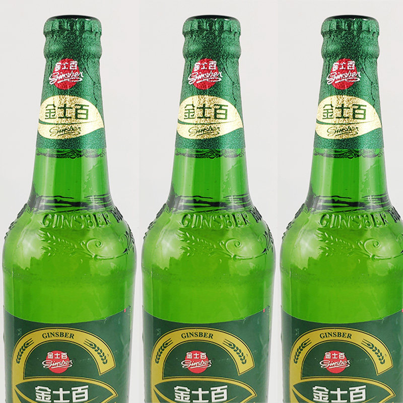 啤酒金士百570ml12瓶金大非金百纯东北1件多省啤酒