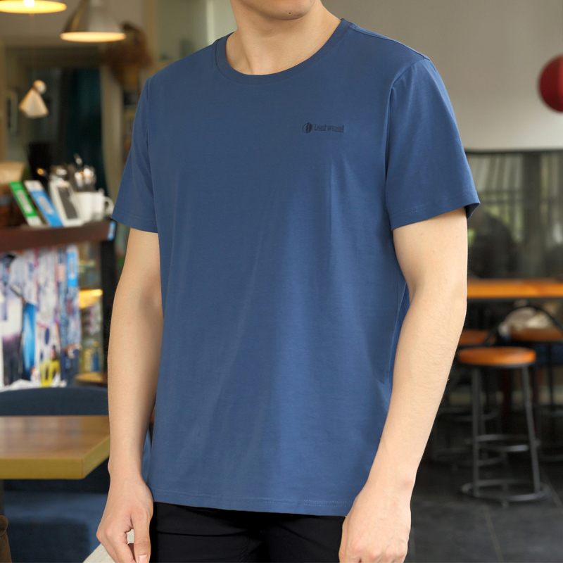 中老年人带纯棉70岁50爷爷夏装短袖t恤上衣服60爸爸半袖老头汗衫