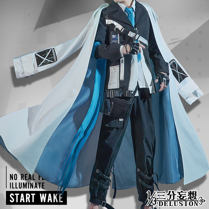 cosplay服装介绍,cosplay二次元少女 三分妄想明日方舟cos送葬人无题密令c服罗德岛干员cosplay服装