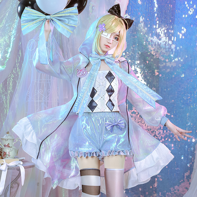三分妄想爱丽丝梦游仙境cos镭射男孩爱丽丝同人cosply服装cosplay女装