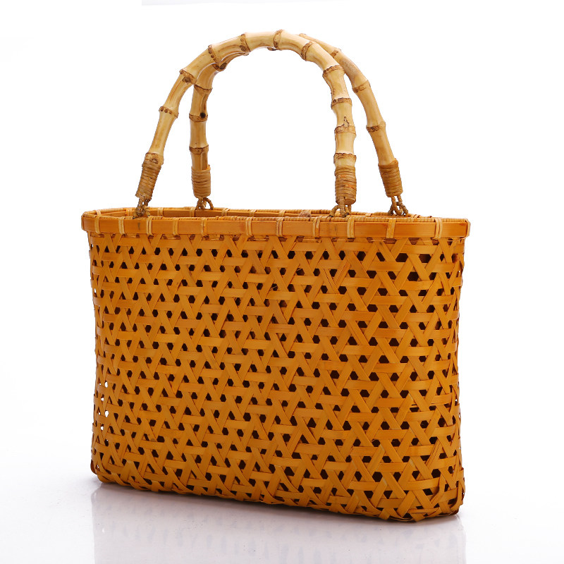 手工日韩竹编包竹包手提包女茶人禅意便携茶具收纳包竹编