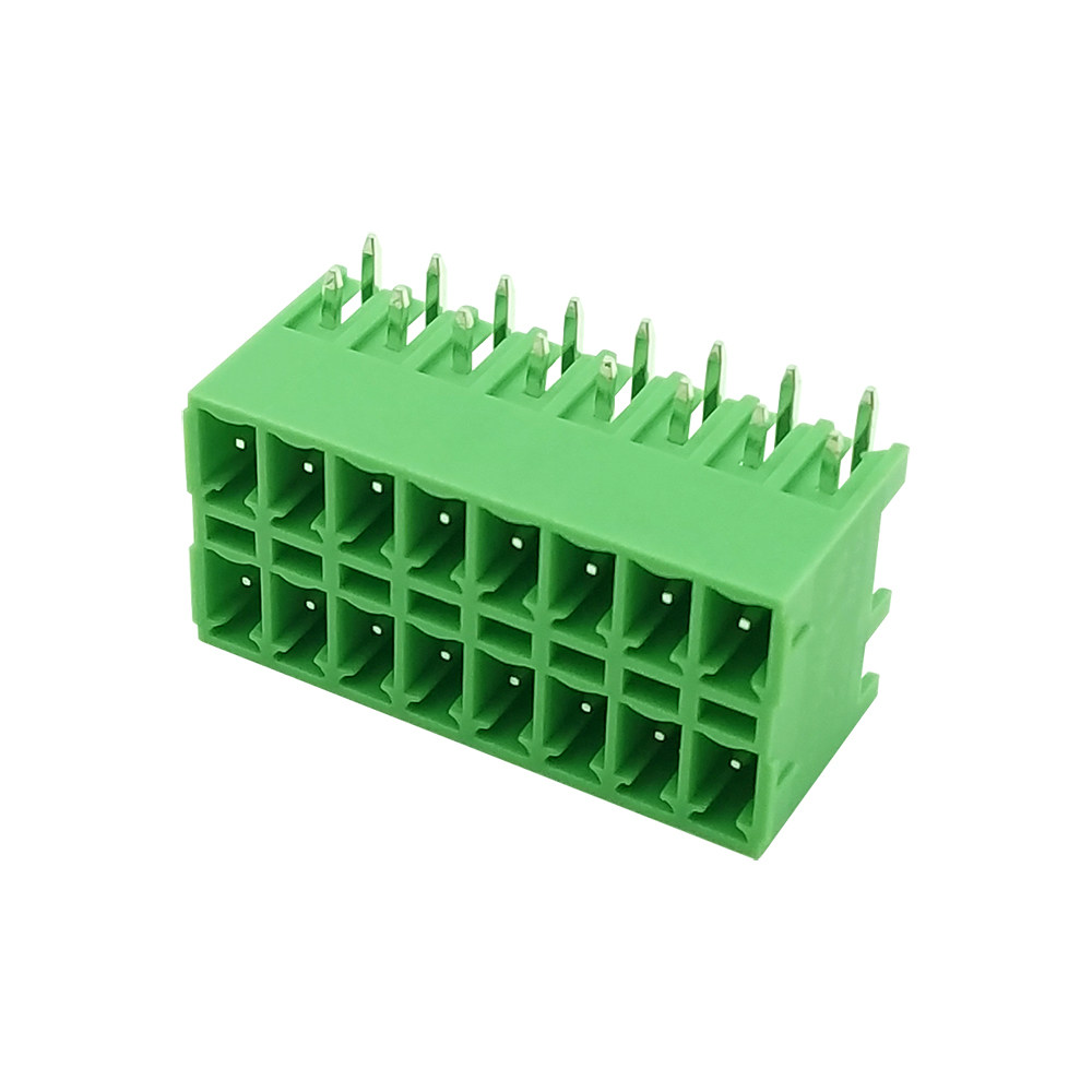 3.81mm双排插拔pcb接线端子15edgrhbkf2edgkrhmcdng1连接器