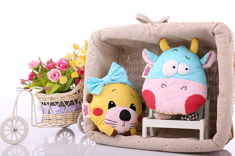 手缝制作创意礼物小狗小牛钥匙包公仔玩偶布偶缝纫diy材料套装