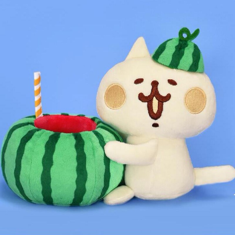 日本正版卡娜赫拉kanahei授权兔兔水果笔筒收纳动漫水杯