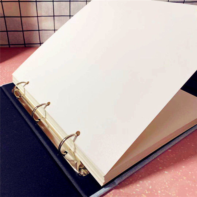 相册diy内页350g加厚厚黑卡纸牛皮皮卡白卡相册