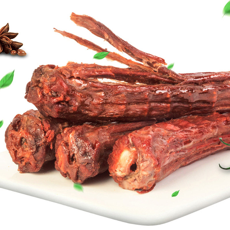 怡尚手撕鸭风干鸭脖500g原味烧烤味香辣味零食鸭肉零食