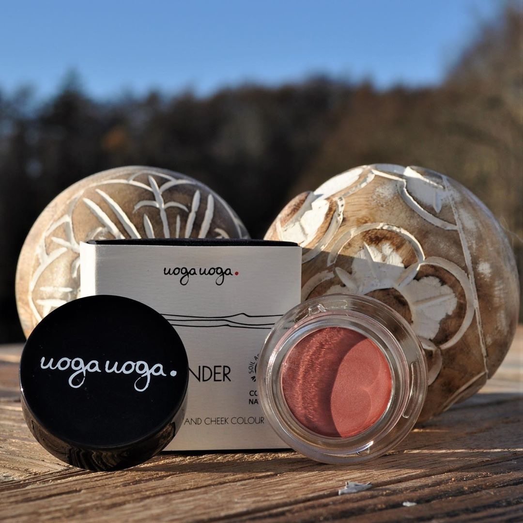 uogauoga天然有机唇颊两用腮红膏6ml滋润持久保湿不易脱色