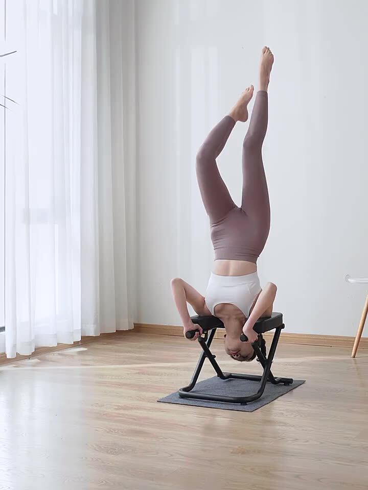 倒立王鸥同倒挂瑜伽辅助器神器家用倒立机健身器材拉伸倒立机