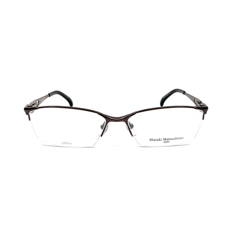 松岛正树masakimatsushima半框纯钛近视近视眼眼镜架眼镜眼镜架