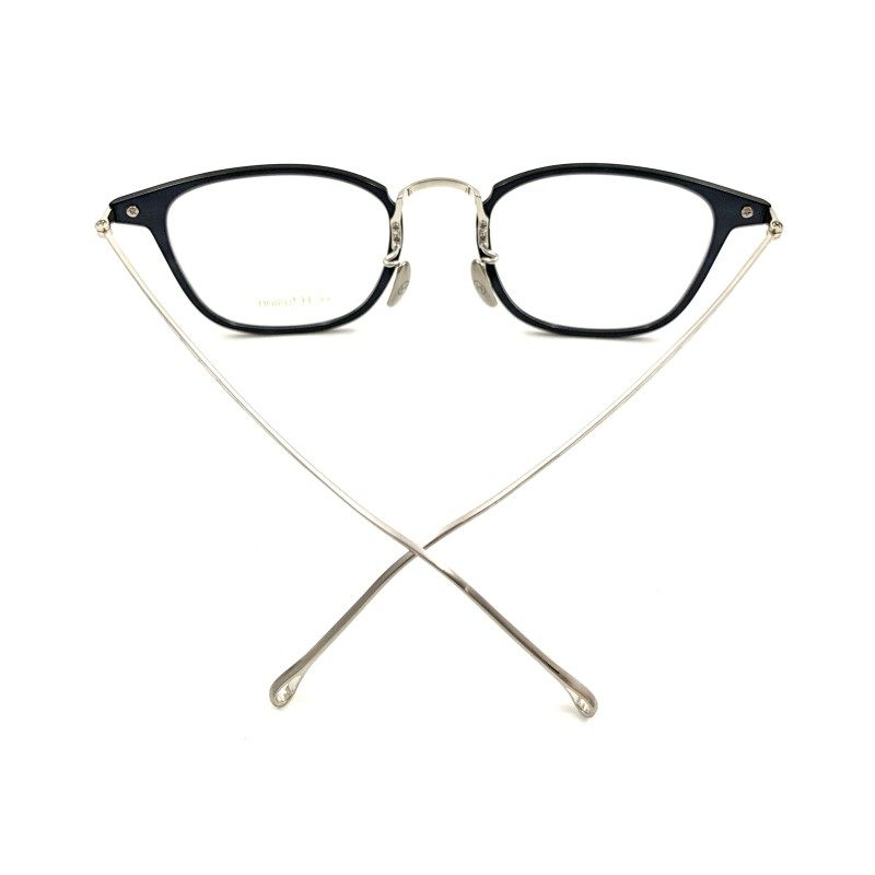 hfusion日本本手眼镜女款男款纯钛枪色框银腿hf503c3眼镜架