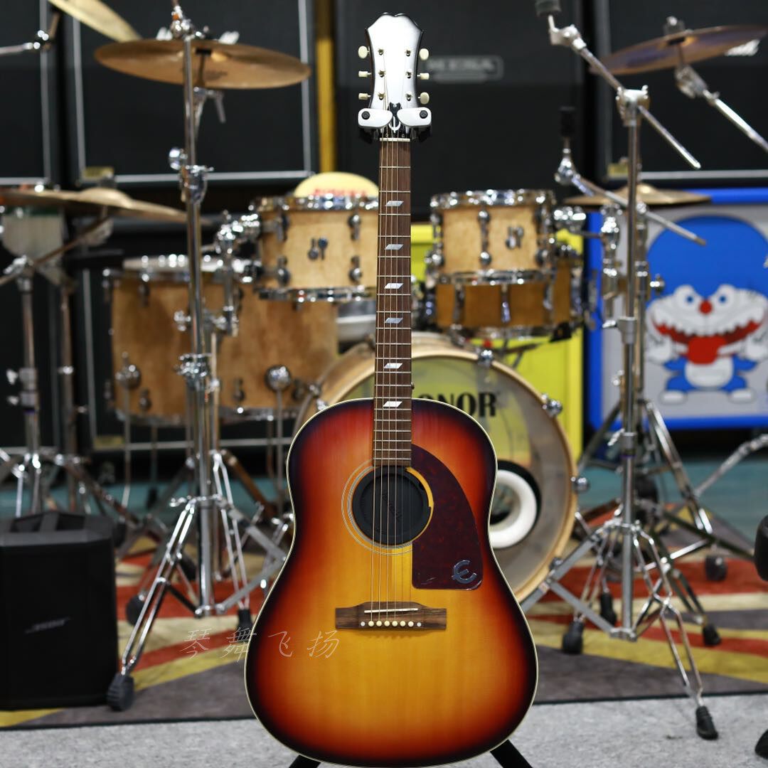epiphone易普masterbilttexan全单民谣吉他舞台表演包邮吉他民谣吉他