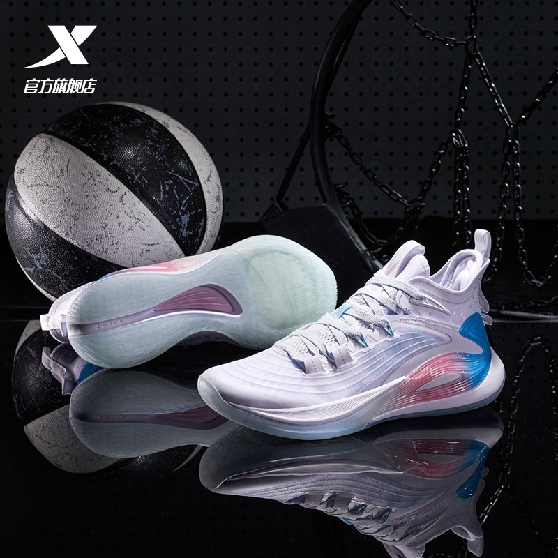篮球轻羽3代特步男鞋球鞋2022夏季透气运动鞋篮球鞋
