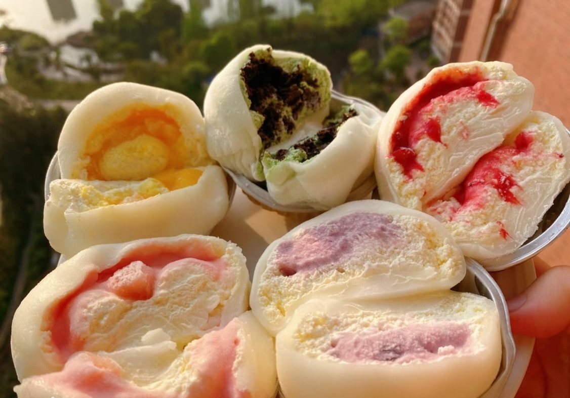 雪媚娘网红紫米紫米雪点心大福日式糕点零食奶茶传统西式糕点