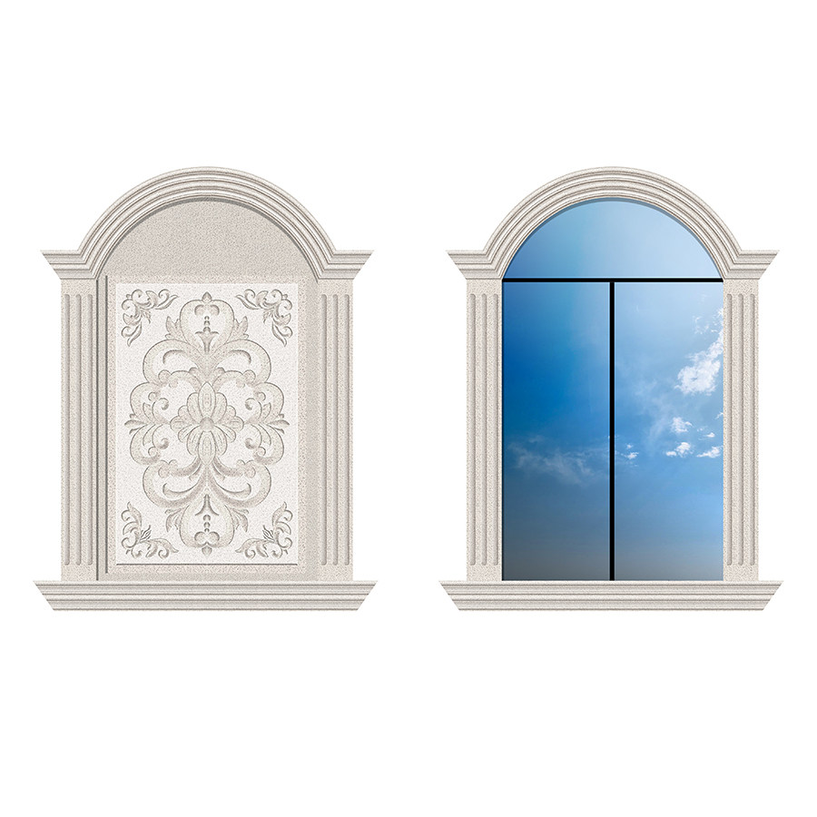 外墙线条胜居别墅外墙砖窗套窗框腰线拼花罗马腰线