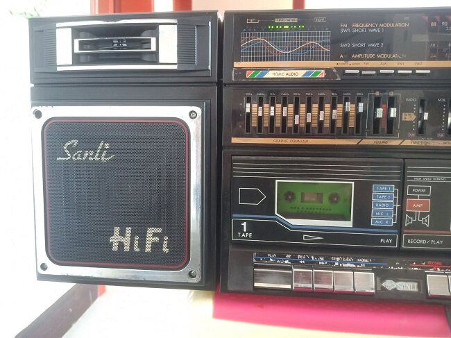 包邮三力gf800d大型双卡收录机录音机收录机