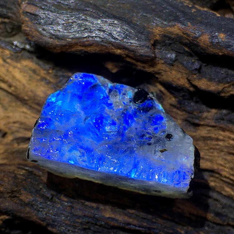 原矿zx天然斯里兰卡蓝月光月光石原石吊坠裸石水晶摆件