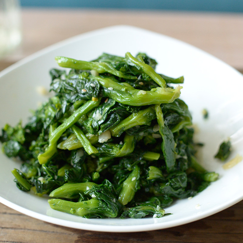 小菜日式调味菜心400g蒜香即食菜苔凉菜速冻腌制