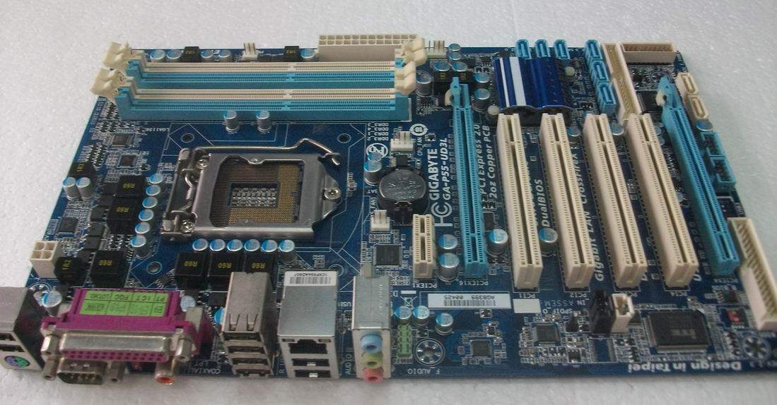 1156针技嘉ga-p55-ud3lus3lp55全固固态独立立大支持主板