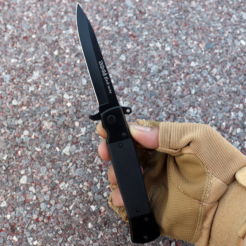 小刀刀具防身冷兵器氚气刀特种兵折刀高硬度硬度高端多功能组合工具