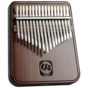 黑胡桃木17音箱式 沃尔特拇指琴 板式 双指琴 卡林巴抖音老师同款