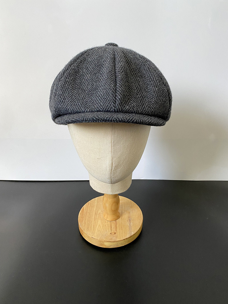 秋冬八角浴血黑帮剃刀党报童帽谢尔比同款英伦帽子