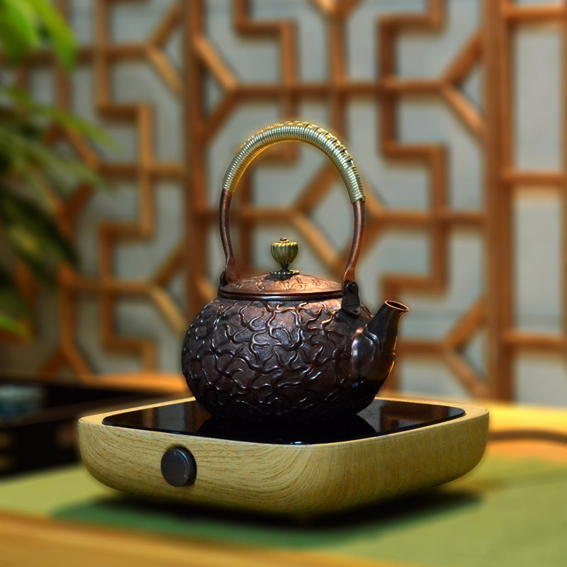 泡茶烧水壶铜壶功夫茶茶道茶艺家用户外大号日本茶壶