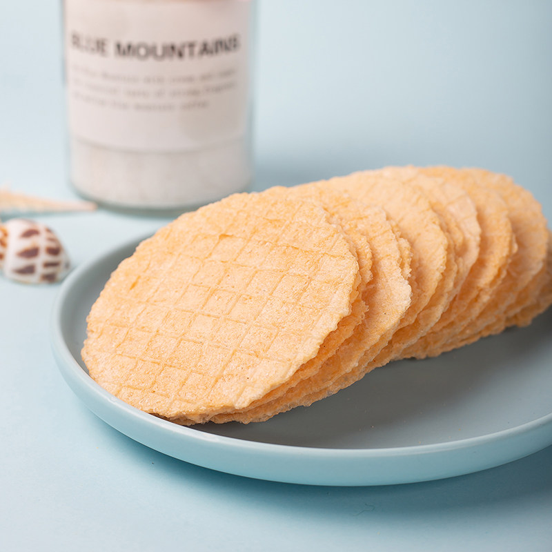 【膨化食品】手工虾片30gx1袋膨化食品网红零食休闲鲜虾片办