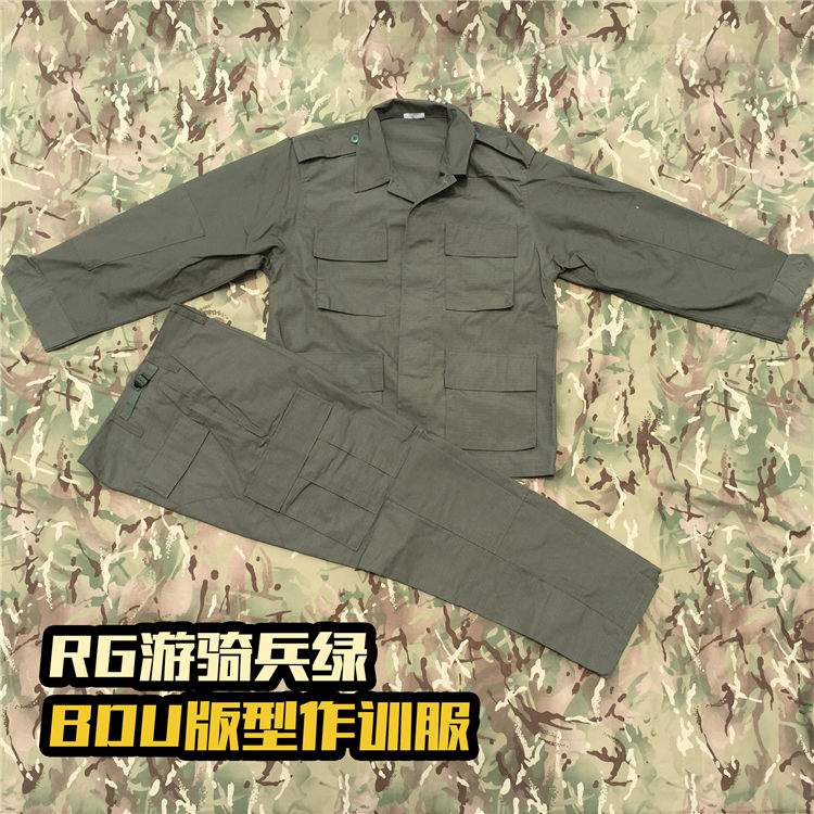 TCU风格BDU版型RG游骑兵绿 军绿色作训服 作战服套装 老学校下场