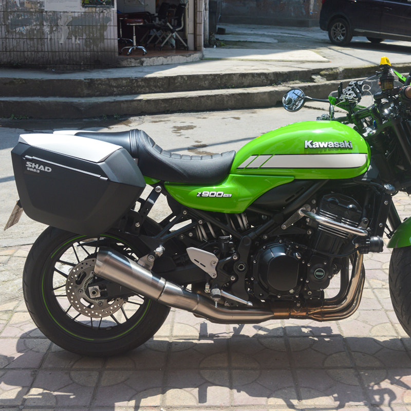 边箱适用于川崎z900rs侧箱边架z900改装配件快拆摩托车尾箱