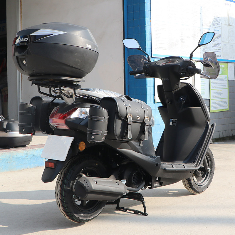 适用于五羊本田nbx100边包侧包wh100t6a储物收纳复古摩托车尾箱