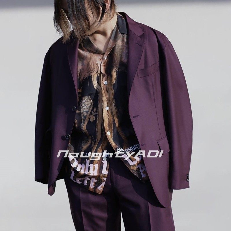 wackomaria唯爱永生电影联名人物印花夏威夷日系衬衫