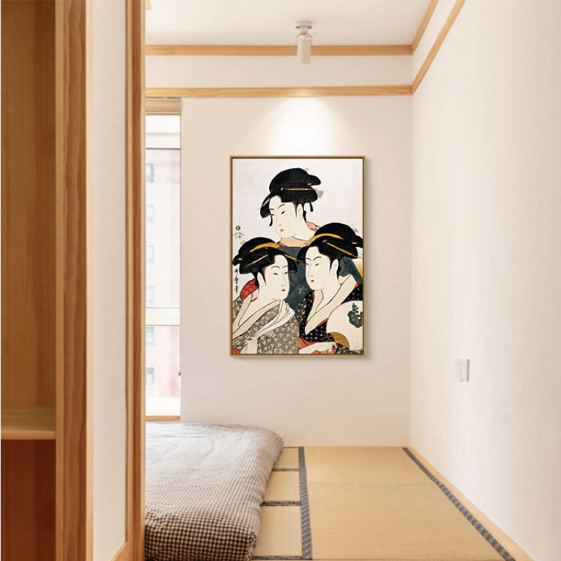 璞图美人图挂画饭店包厢墙面装饰画简约现代民宿日现代装饰画