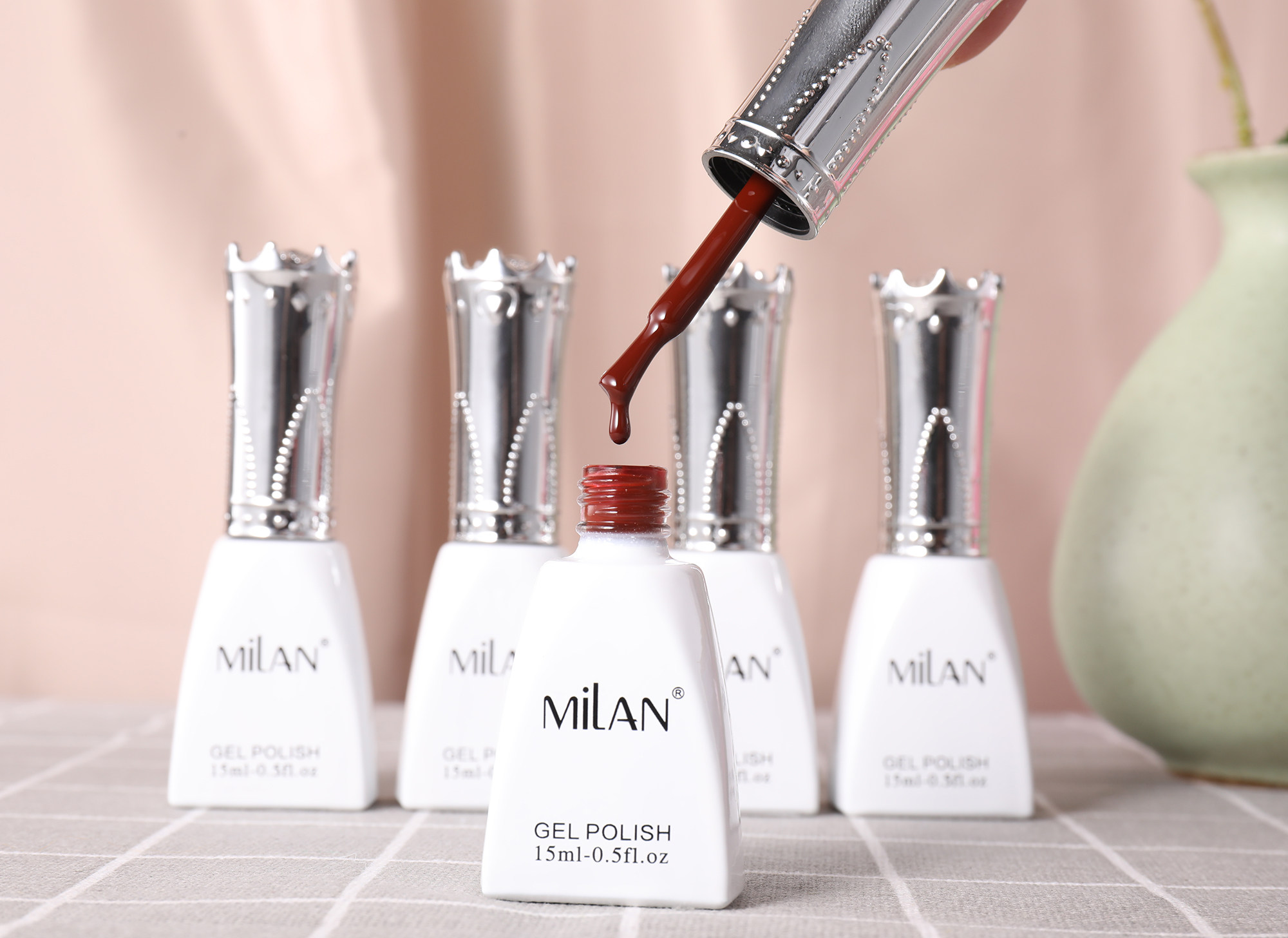 套装甲油迷兰2020新款芭比胶裸色持久指甲彩妆