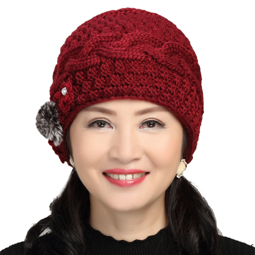 秋冬季老人帽子子女冬天中老年人奶奶妈妈婆婆老太太帽子