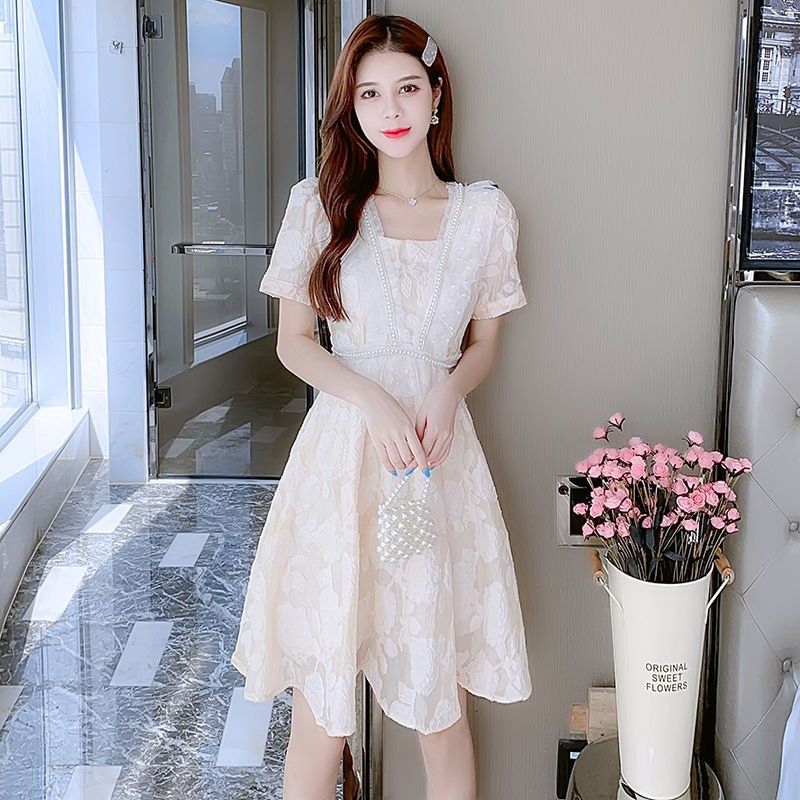 仙气超仙森系裙子子女夏季收腰显瘦仙女女裙连衣裙