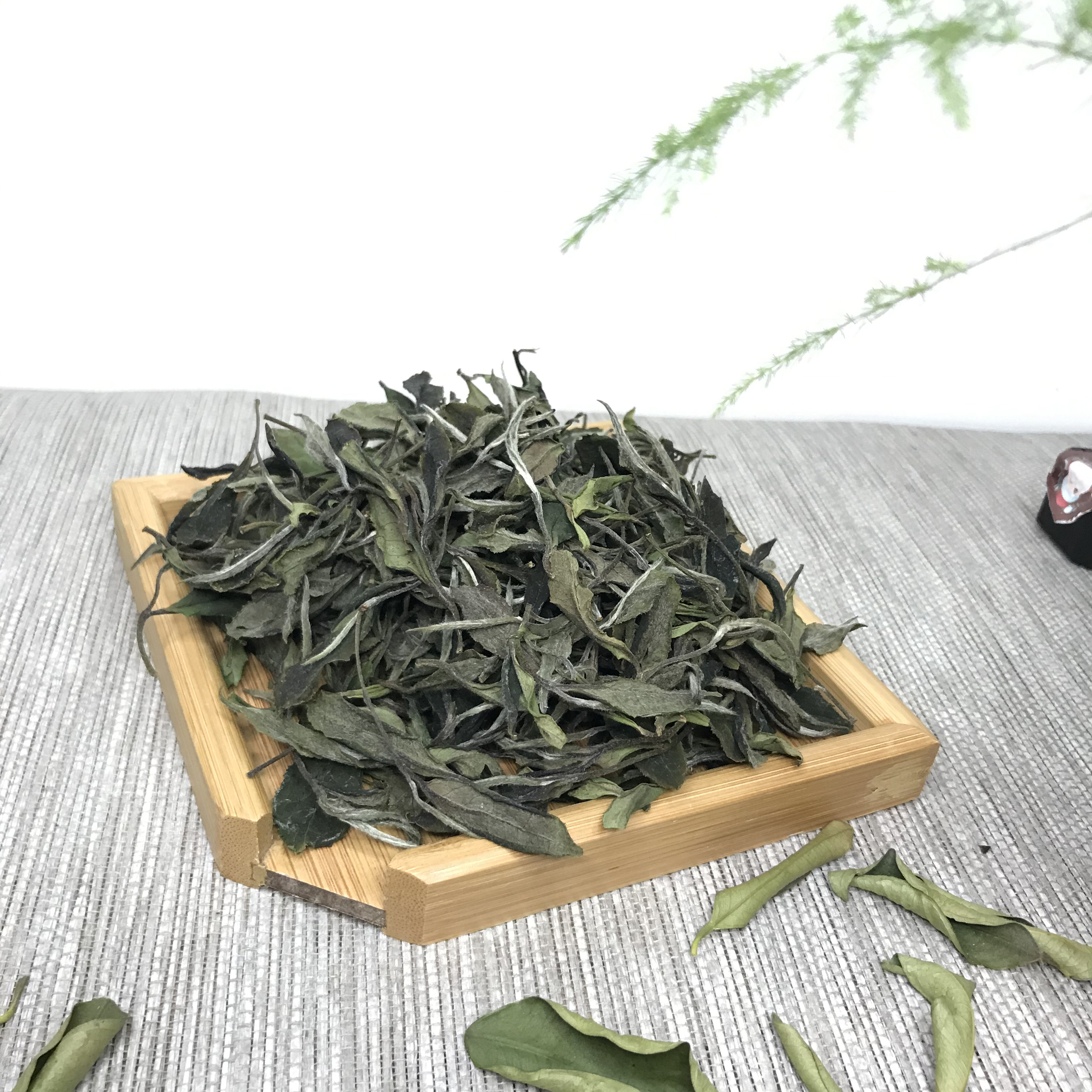 茶叶政和大白白牡丹白茶特级散装花香持久2020年白牡丹